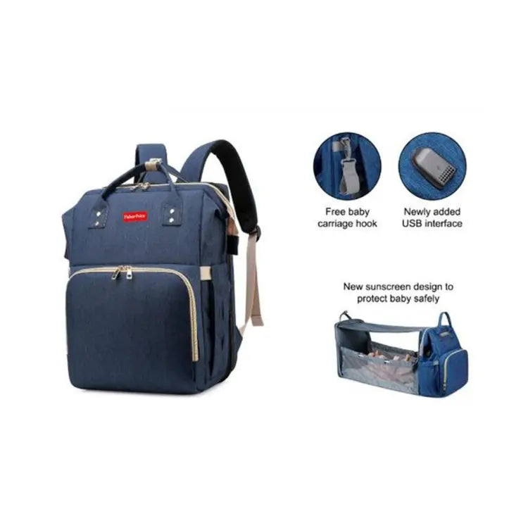 Fisher price baby diaper nappy bag bag pack style  mummy changing bag backpack multi-function