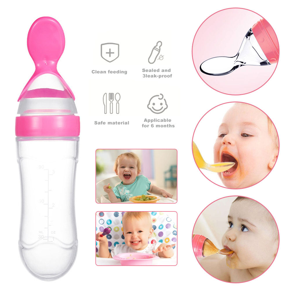 Baby spoon feeder