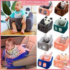 Baby soffa seat . floor seat soft plush high chair cushion cover booster mats pads feeding chair